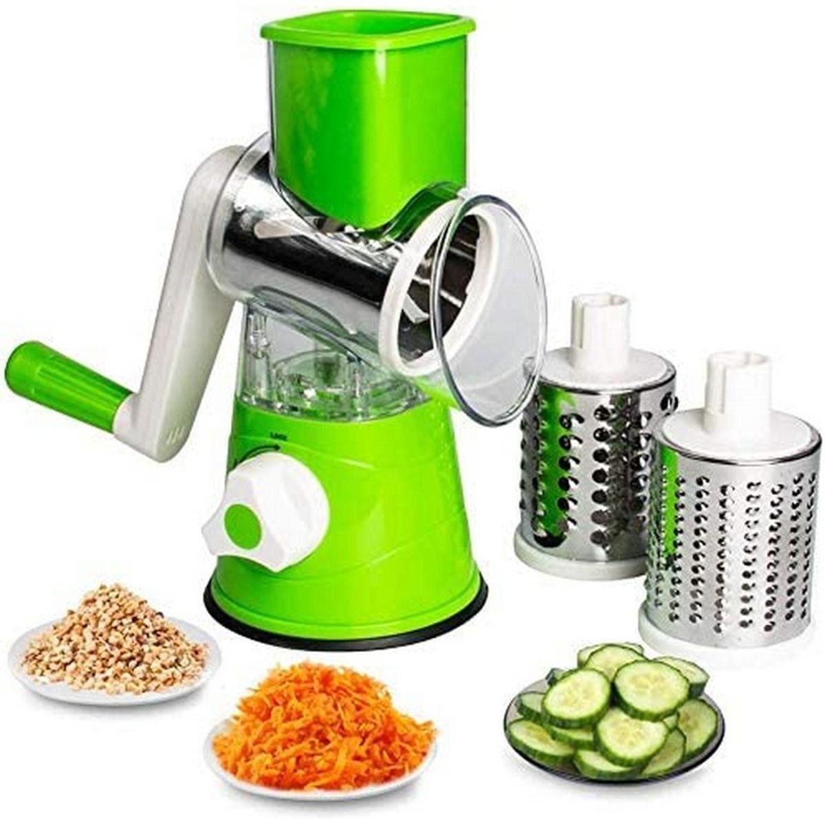 3 in 1 Vegetable Cutter, Multifunctional Vegetable Slicer, Drum Slicer for Kitchen