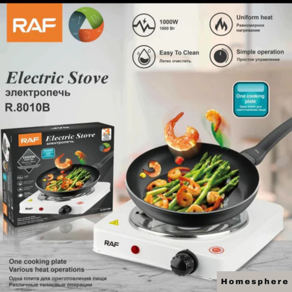 Imported Multifunctional Portable Mini Electric Heater Stove with Adjustable Temperatures & Hot Round Countertop Burner