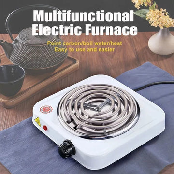 Imported Multifunctional Portable Mini Electric Heater Stove with Adjustable Temperatures & Hot Round Countertop Burner